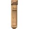 Ekena Millwork Merced Arts and Crafts Rough Sawn Bracket w/ Offset Brace, Western Red Cedar, 6"W x 16"D x 28"H BKT0604X16X28MRC03RWR - alternate 3